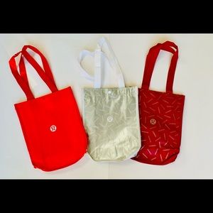 3 LULULEMON BAGS